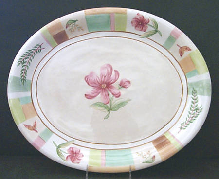 Garden Cafe 18" Oval Serving Platter
