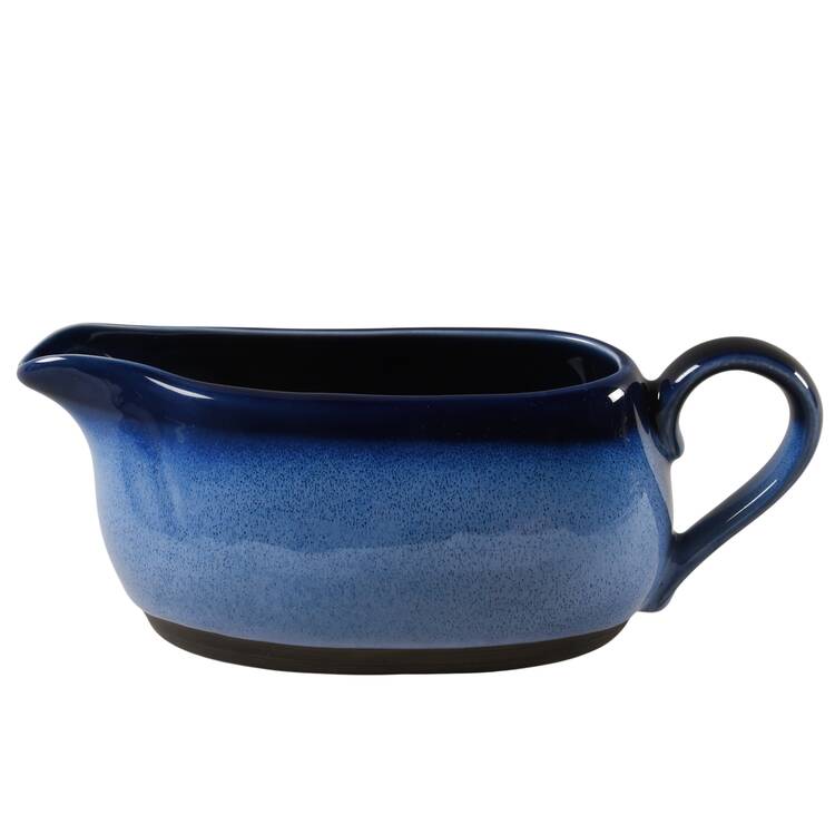 Nova Blue Gravy Boat by Sango
