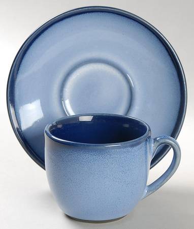 Nova Blue Espresso Cup and Saucer Set