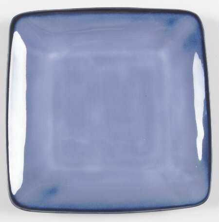 Nova Blue Square Salad Plate by Sango