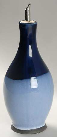 Nova Blue Oil Jar & Drizzle Spout