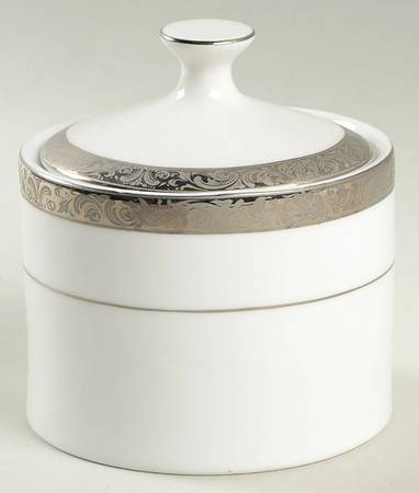 Empress Platinum Sugar Bowl & Lid