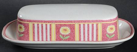 Country Charm Red 1/4 Lb Covered Butter