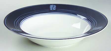 Indigo Rim Soup Bowl