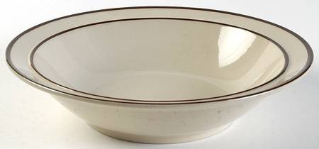 Brown 9" Round Vegetable Bowl