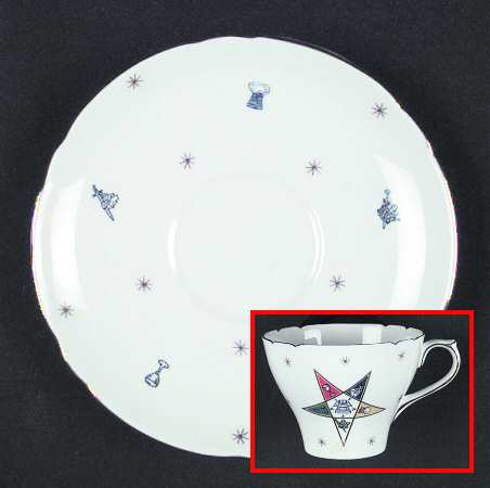 SHE23 Flat Cup & Saucer Set