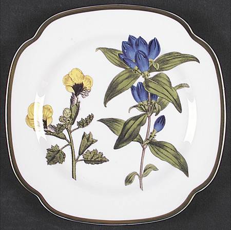 Burgess Botanical Square Salad Plate