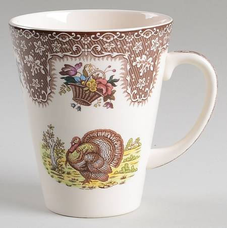 Thanksgiving Brown, Multicolor (No Trim) Mug