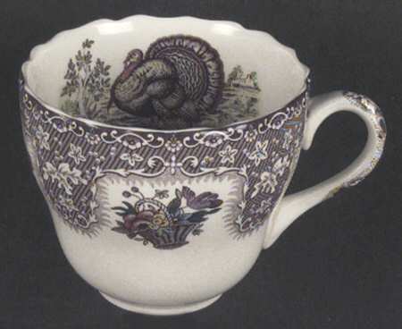 Thanksgiving Brown, Multicolor (No Trim) Flat Cup