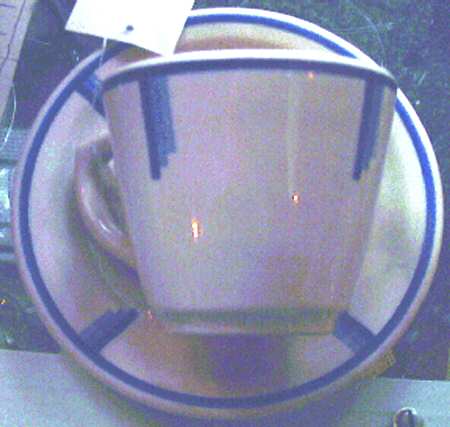 SHO175 Flat Cup & Saucer Set