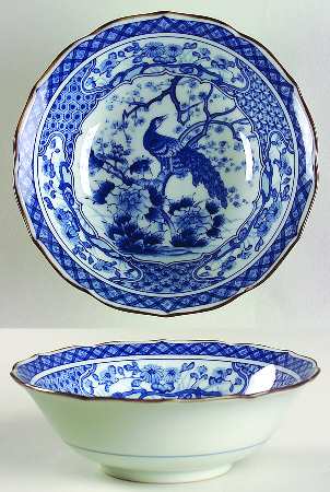 Blue Peacock Collection 7" All Purpose Bowl