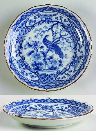 Blue Peacock Collection Coupe Bread & Butter Plate