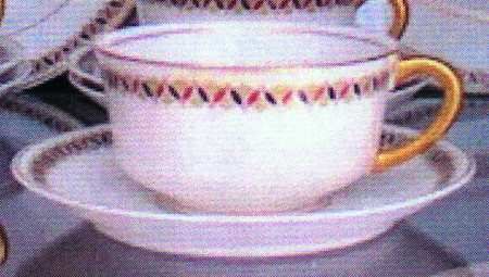 SY421 Flat Cup & Saucer Set