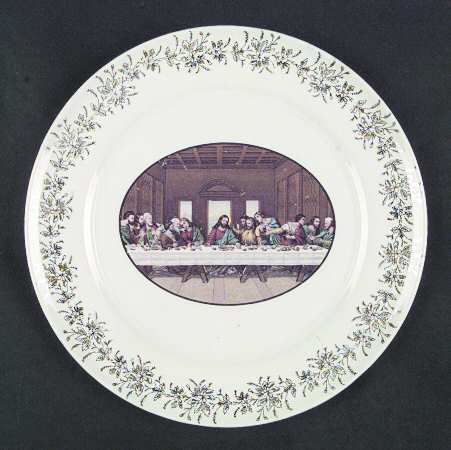 Lord's Supper (Oval Portrait, Smooth) Dinner Plate