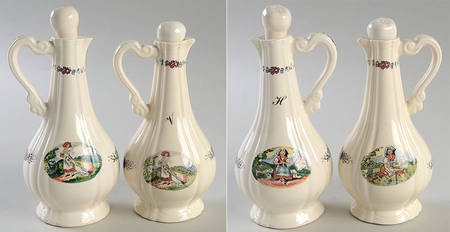 Obernai Vinegar and Oil Set with Stoppers