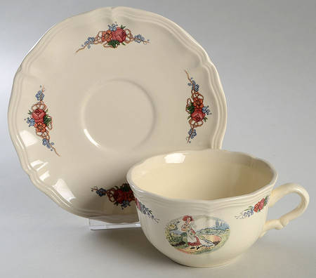 Obernai Oversized Cup & Saucer Set