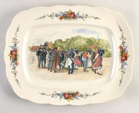 Obernai 17" Rectangular Serving Platter