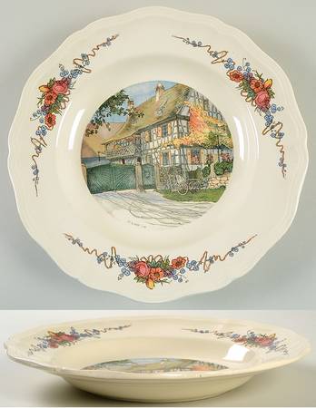 Obernai Large Rim Soup Bowl