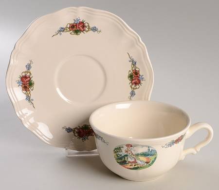 Obernai Breakfast Cup & Saucer Set
