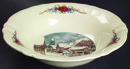 Obernai 10" Round Vegetable Bowl