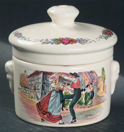 Obernai Cheese Crock & Lid