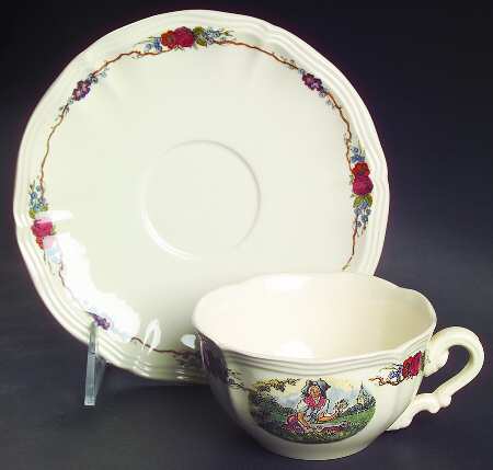 Obernai Flat Cup & Saucer Set