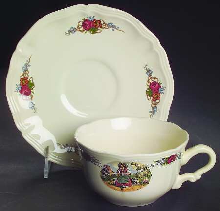 Obernai Oversized Cup & Saucer Set