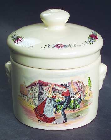 Obernai Cheese Crock & Lid