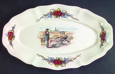 Obernai 11" Oval Serving Platter