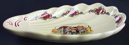 Obernai Large Shell Shaped Dish