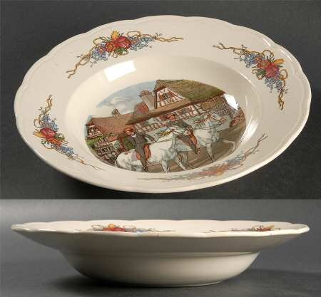 Obernai Large Rim Soup Bowl
