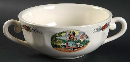 Obernai Flat Cream Soup Bowl
