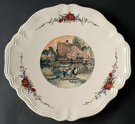Obernai Handled Cake Plate