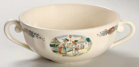 Obernai Flat Cream Soup Bowl