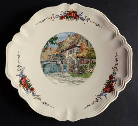 Obernai Handled Cake Plate