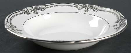 Stafford Platinum Large Rim Soup Bowl