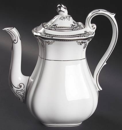 Stafford Platinum Coffee Pot & Lid