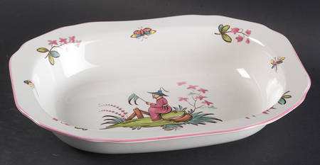 Pearl River 9" Oval Vegetable Bowl