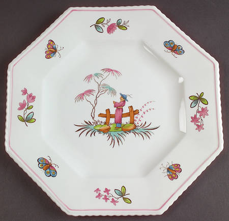 Pearl River Octagonal Luncheon Plate