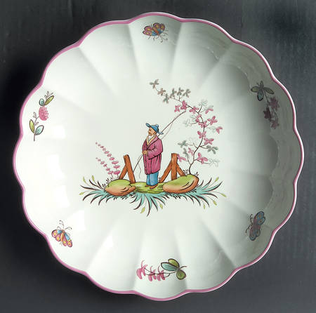 Pearl River Large Round Fluted Bowl