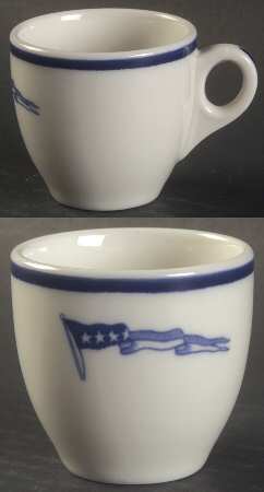 Us Navy Mess (Captain) Flat Demitasse Cup