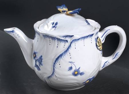 Imperial Garden Accessories Figural Teapot & Lid