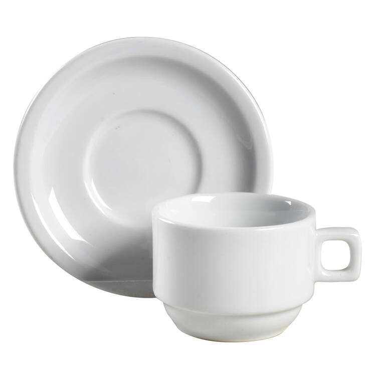 SHM6 Flat Demitasse Cup & Saucer Set