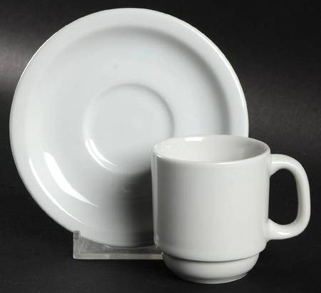 SHM6 Flat Demitasse Cup & Saucer Set
