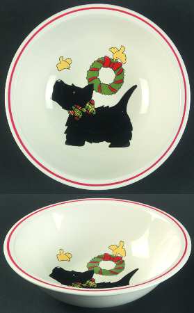 Merry Terrier Child's Bowl