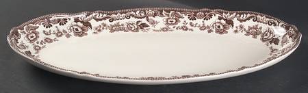 Delamere Brown 19" Fish Platter