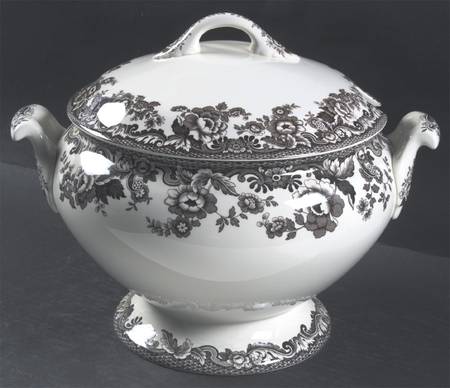 Delamere Brown Tureen &  Lid