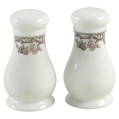 Delamere Brown Salt & Pepper Set