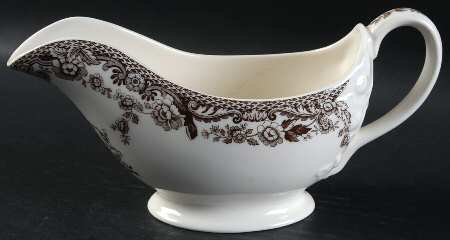 Delamere Brown Gravy Boat