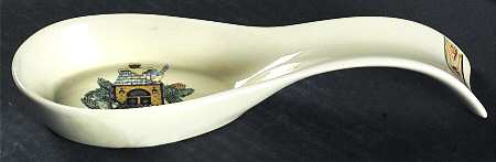 Winter Birds Spoon Rest/Holder (Holds 1 Spoon)